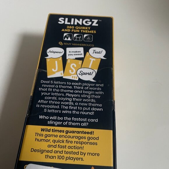SLINGZ — The Hilarious Lightning Game of Categories - Picture 5 of 7
